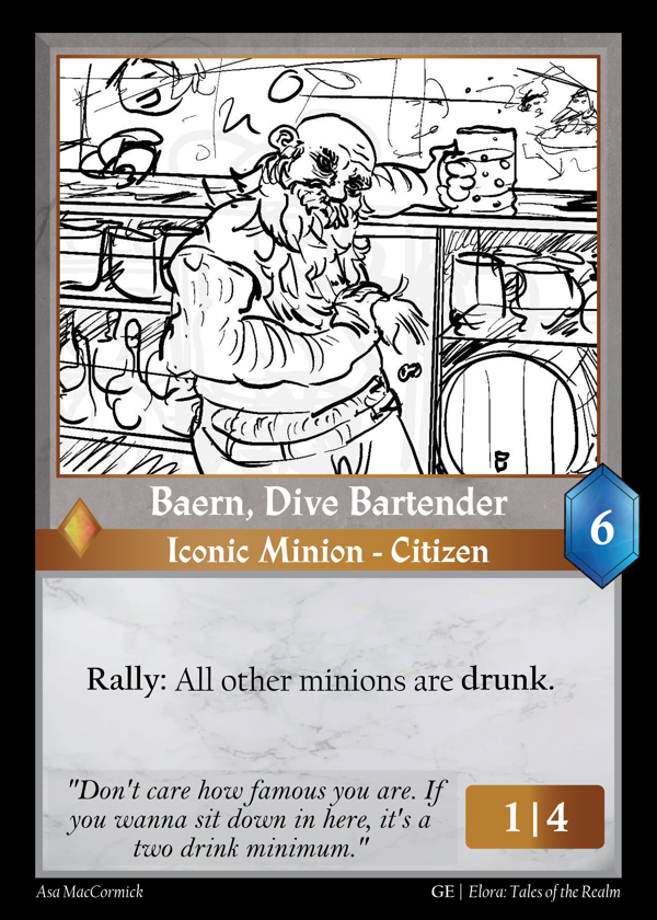 Baern, Dive Bartender